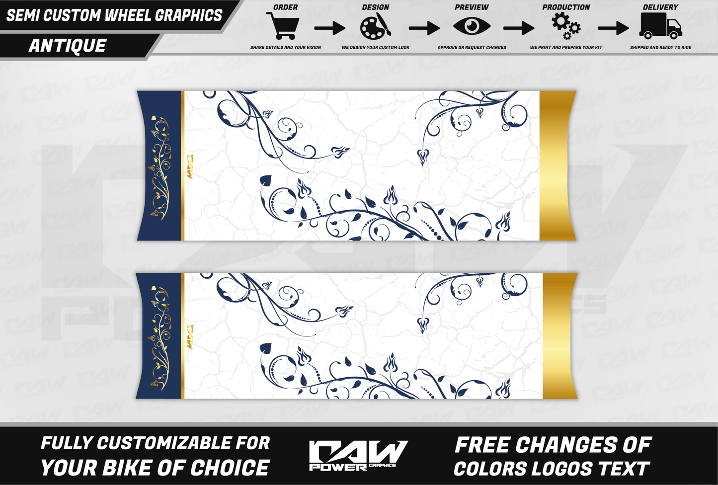 ANTIQUE - WHEEL GRAPHICS