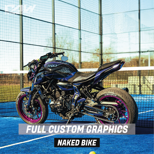 FULL CUSTOM NAKED BIKE GRAPHICS KIT