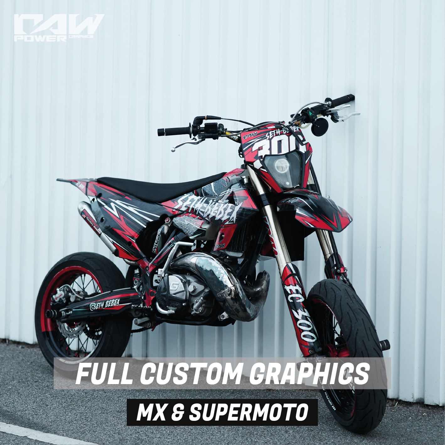 FULL CUSTOM GRAPHICS KIT