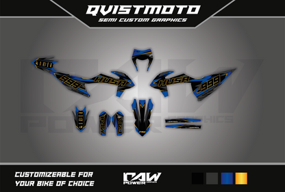 QVISTMOTO - Semi-custom graphics kit
