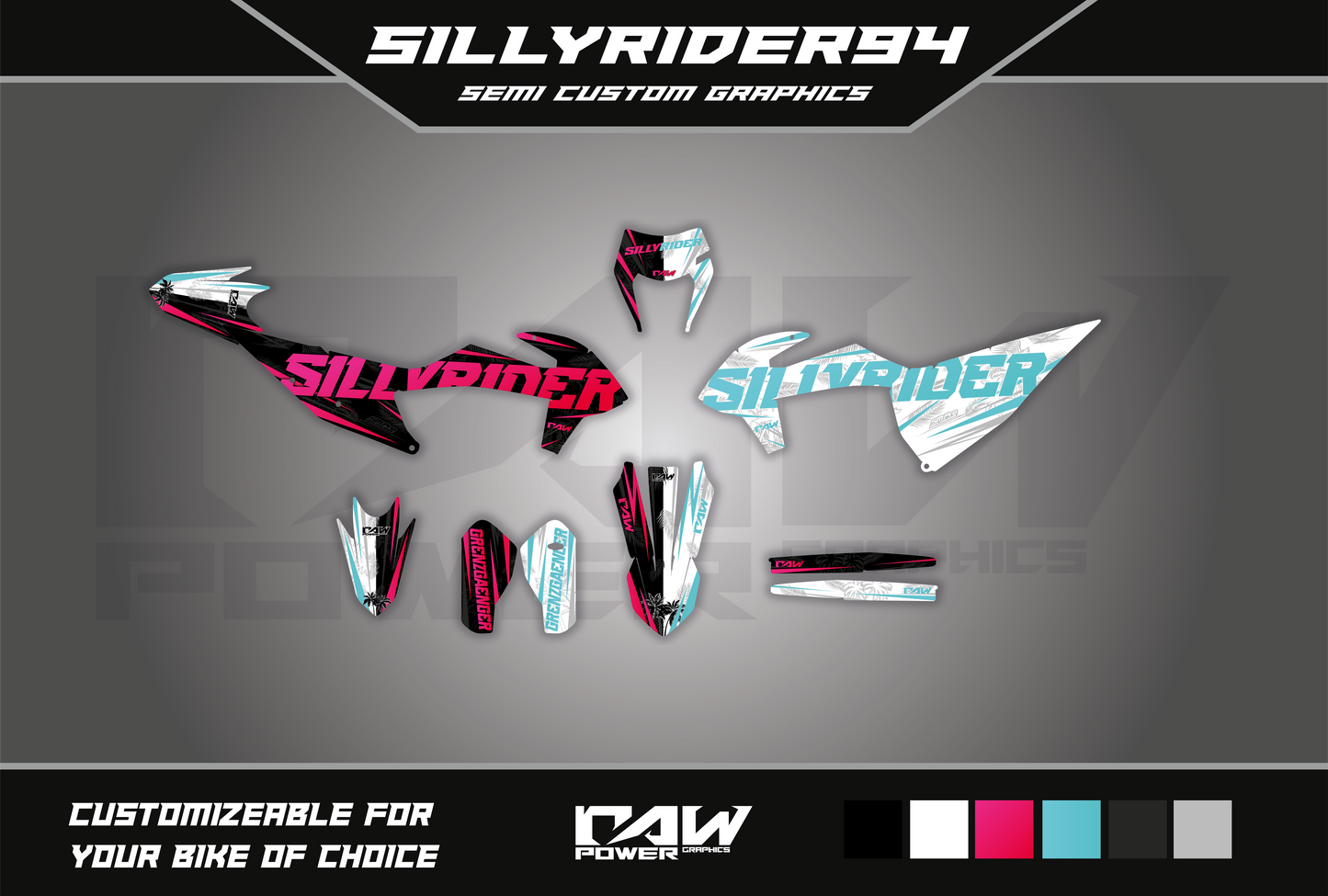 SILLYRIDER94 - Semi-custom graphics kit
