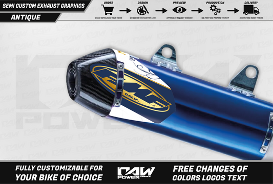 ANTIQUE - EXHAUST GRAPHICS
