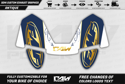 ANTIQUE - EXHAUST GRAPHICS