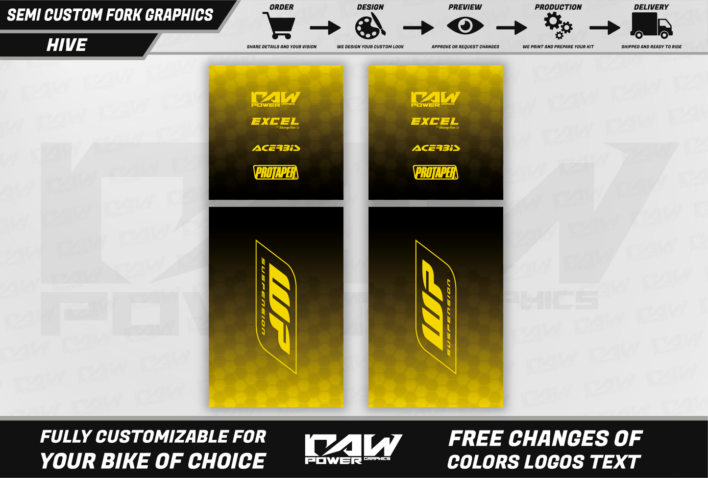 HIVE  - Fork graphics kit