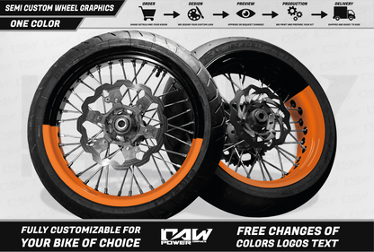 50/50 WHEEL GRAPHICS - ONE COLOR