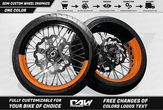 50/50 WHEEL GRAPHICS - ONE COLOR